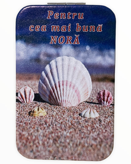 Oglindă de poșetă cu dedicații 10cm