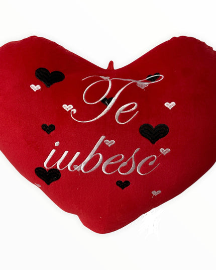 Inimă de pluș 35 cm