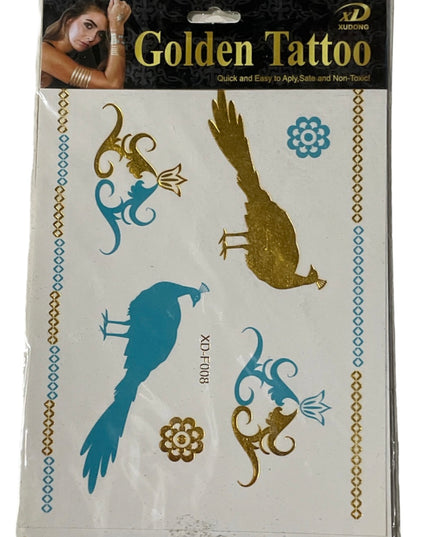 Tatuaje temporare Golden 18 x 12cm