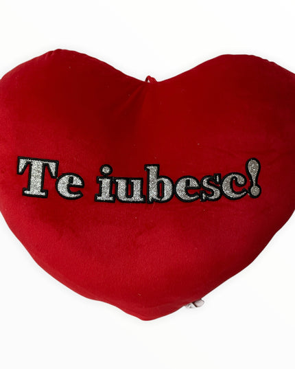Inimă de pluș 35 cm