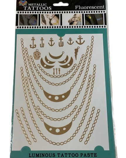 Tatuaje temporare Metallic 28 x 16cm