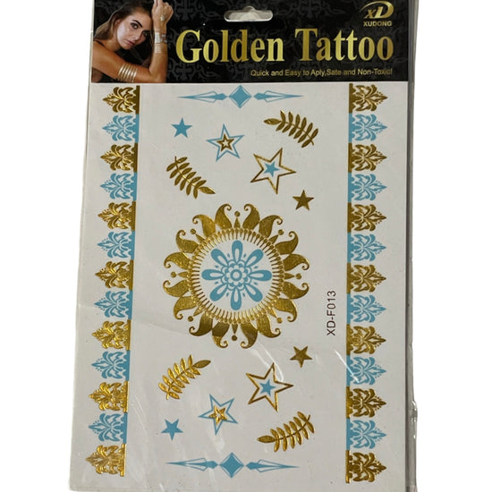 Tatuaje temporare Golden 18 x 12cm