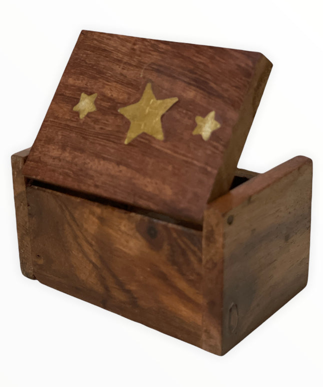 Cutie lemn Palisandru 6cm