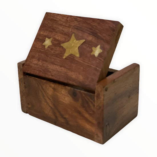 Cutie lemn Palisandru 6cm