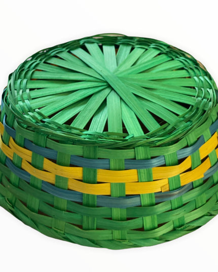 Coș vegetal verde 27cm