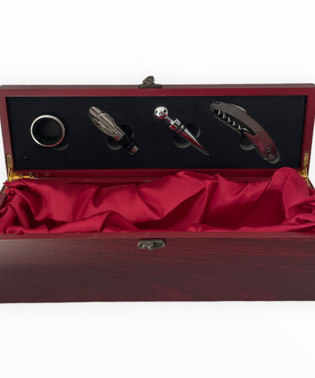 Cutie vin cu 4 accesorii