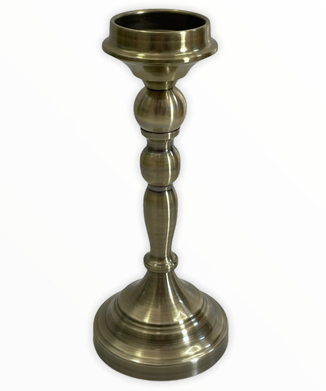 Suport lumânare flori metalic VINTAGE 27cm