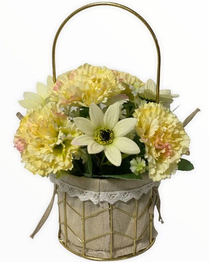 Aranjament coș metal E38. 25cm