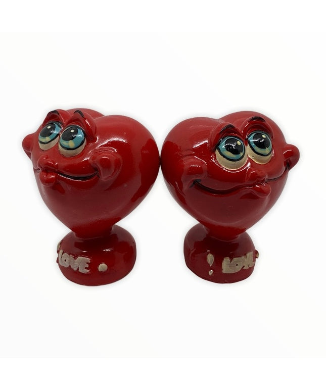 Inimi rășină 2/set 7cm