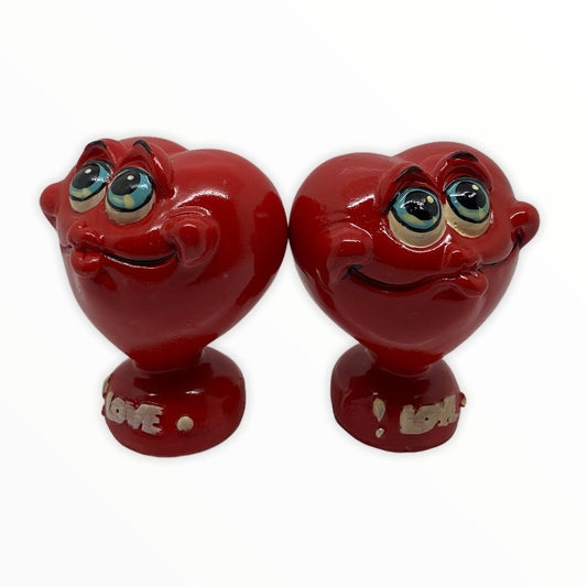Inimi rășină 2/set 7cm