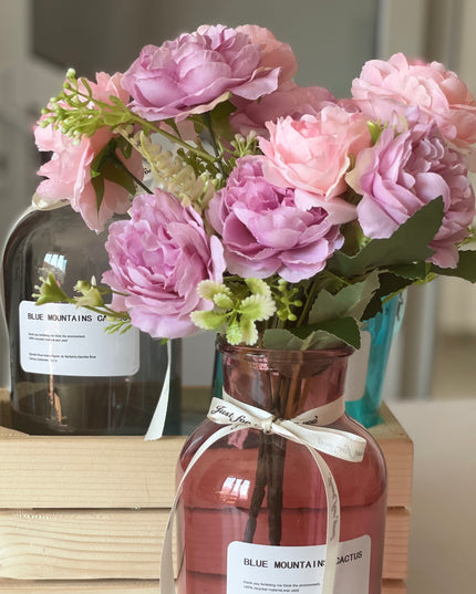 Vază sticlă color 1024-3. 20cm