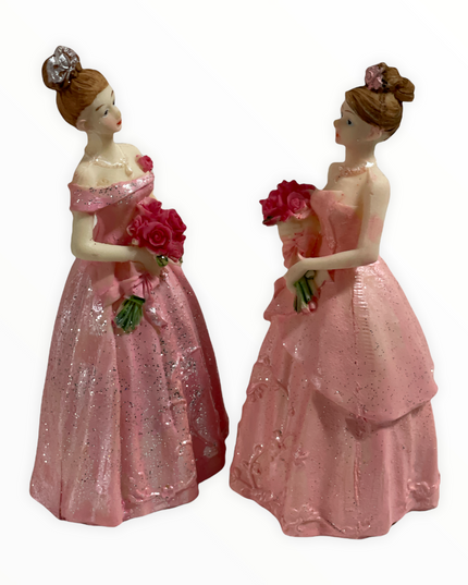 Prințese rășină 2/set 15cm