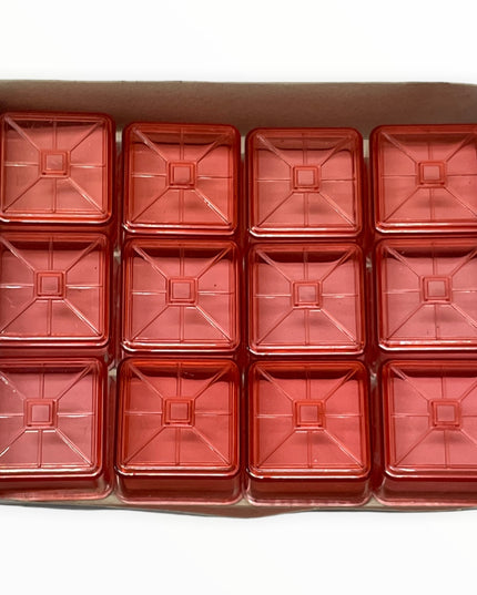 Cutie bijuterii rosie 12/set 4cm