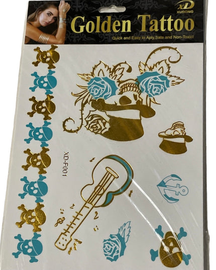 Tatuaje temporare Golden 18 x 12cm