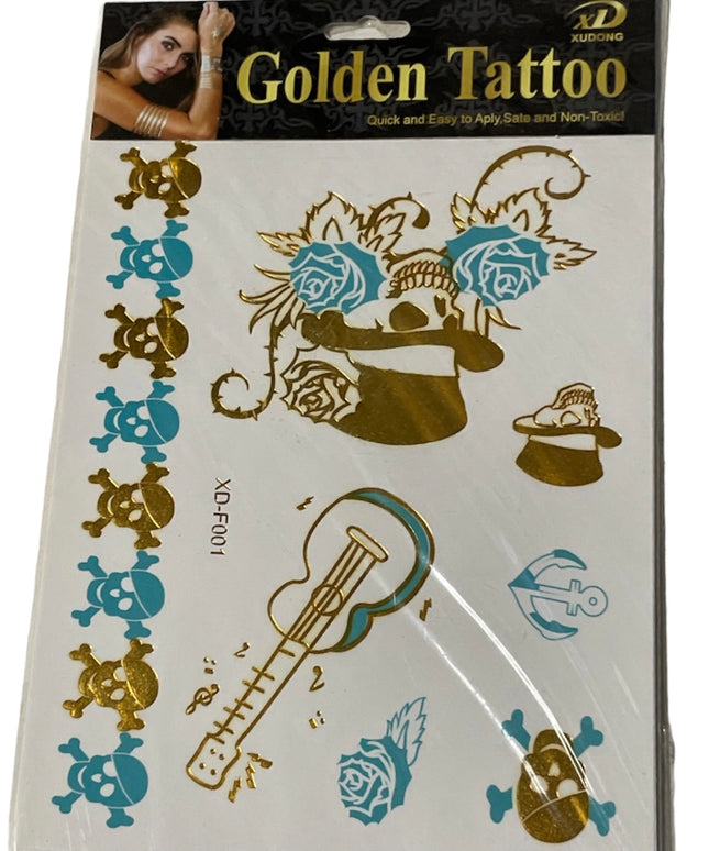 Tatuaje temporare Golden 18 x 12cm