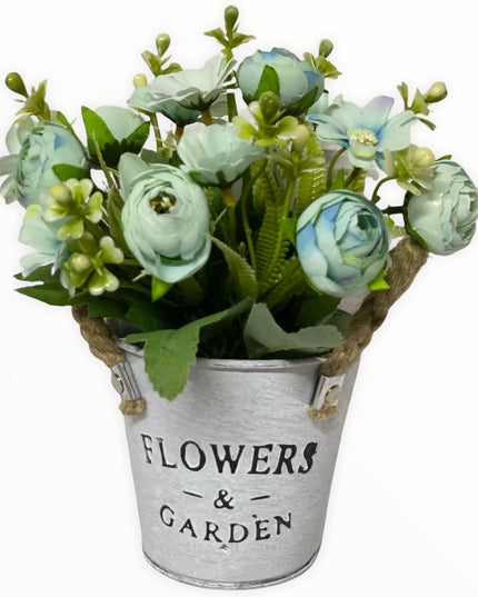 Aranjament ghiveci metal E40. 20cm