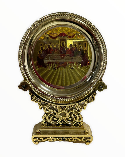 Farfurie plastic cu suport 15cm