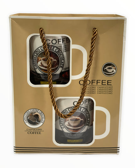 Set cadou 2 căni cu linguriță CH6