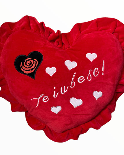 Inimă de pluș 46cm