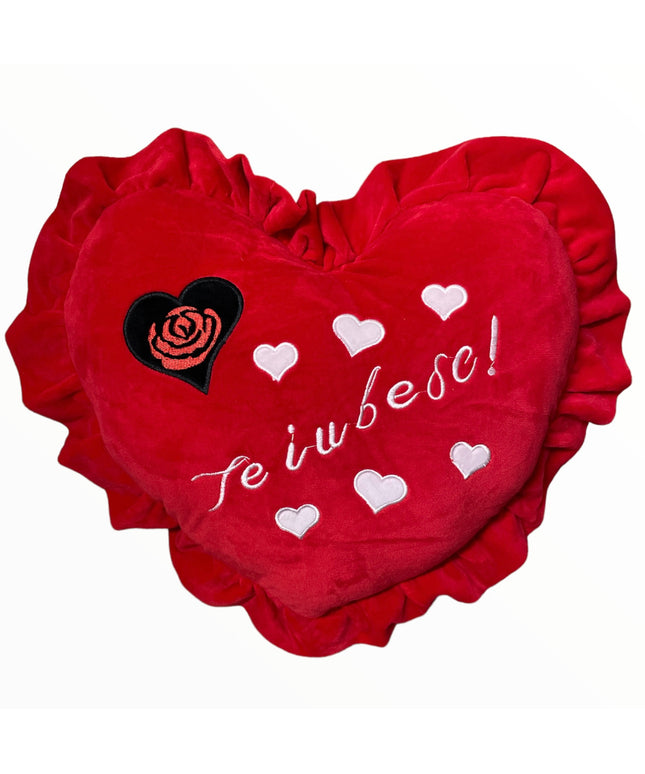 Inimă de pluș 46cm