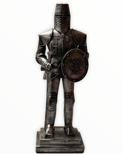 Armură Cavaler cu scut și sabie 43cm