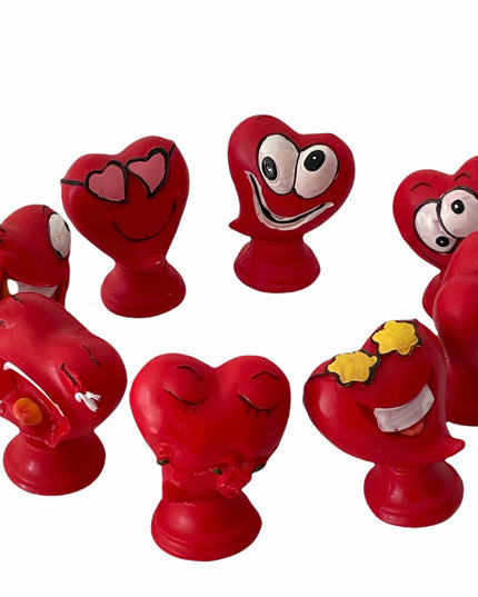 Inimi de rășină  8/set 5cm