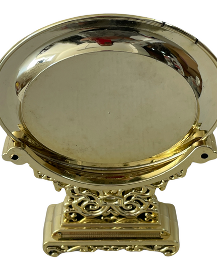 Farfurie plastic cu suport 15cm