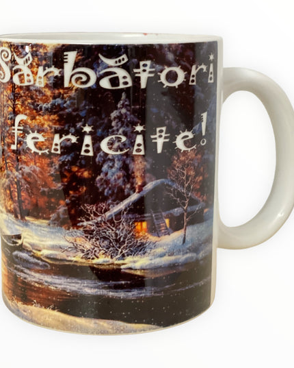 Cană “Sărbători fericite!” Crăciun