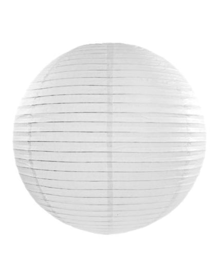 Lampion decorativ 3/set alb 30cm