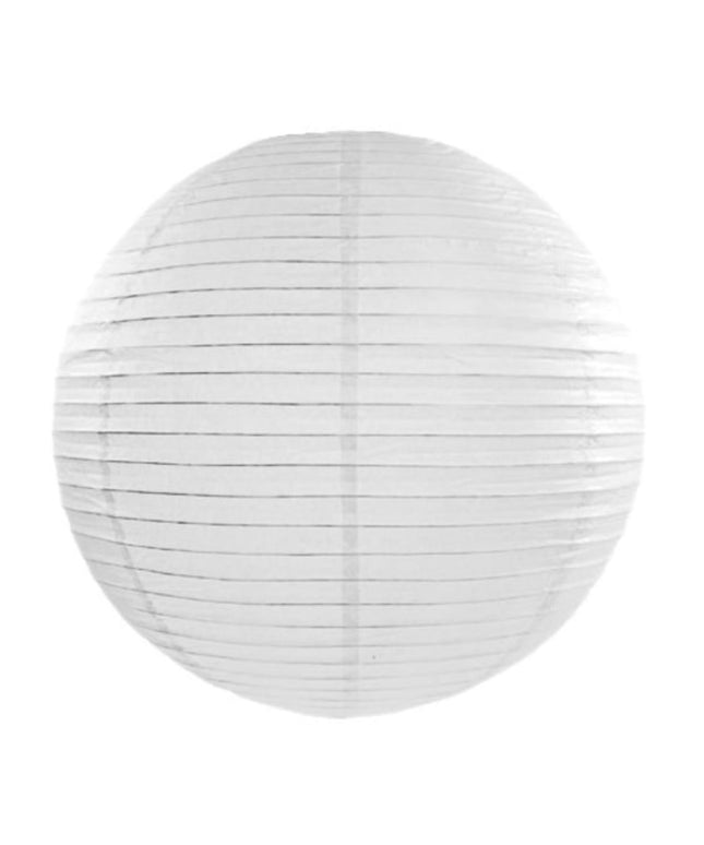 Lampion decorativ 3/set alb 30cm