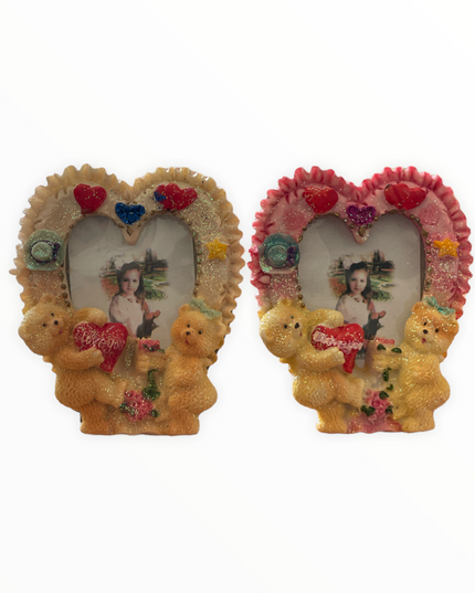 Ramă foto ursuleți 2/set 12 cm