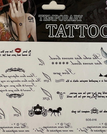 Tatuaje temporare color 17 x 17cm