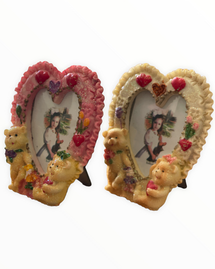 Ramă foto ursuleți 2/set 12 cm