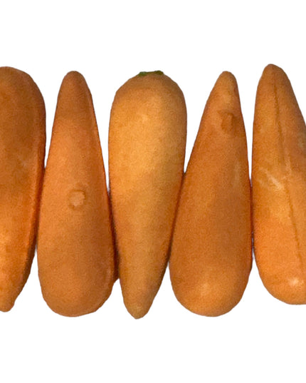 Set 5 morcovi decorativi 8cm