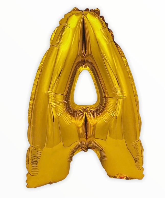 Balon din Folie în Formă de Literă – 45 cm, Auriu