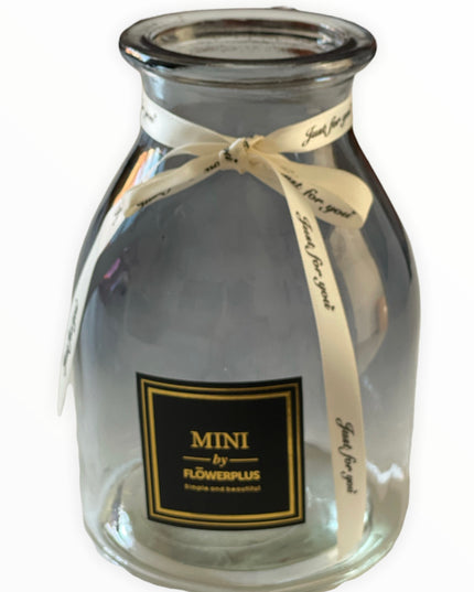 Vază sticlă decor 1024-8. 18cm