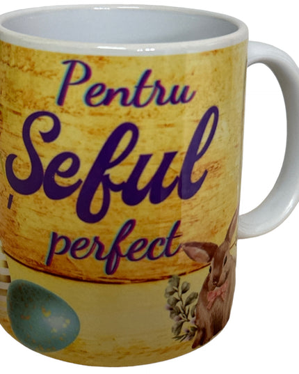 Cană Paște cu mesaj pentru Bărbați 330ml