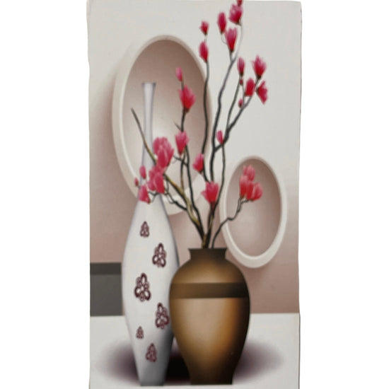 Tablou cu flori. 24 x 13cm