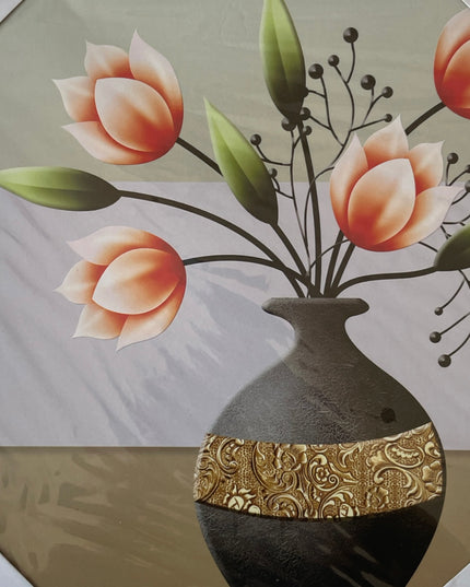 Tablou cu flori  24 x 24cm