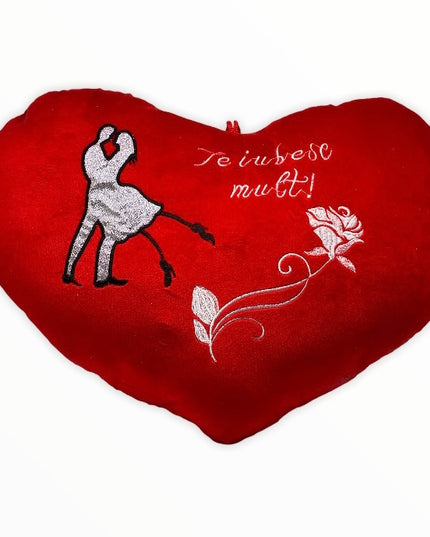 Inimă de pluș 40cm