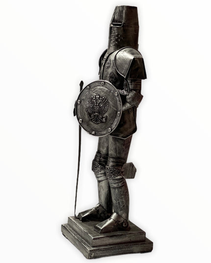 Armură Cavaler cu scut și sabie 43cm