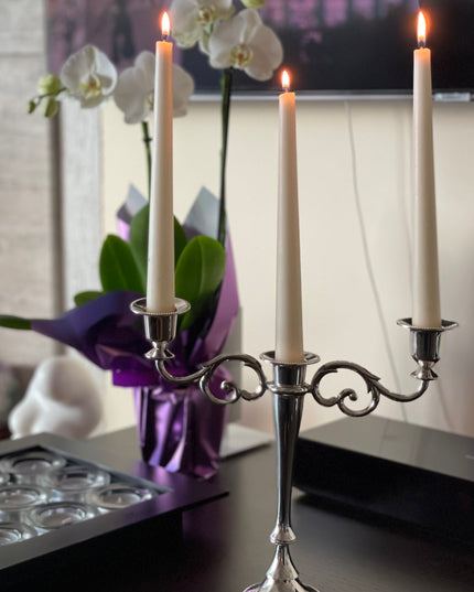 Suport lumânare Alpaca 3 brate