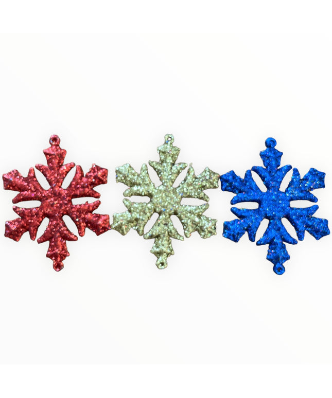 Ornament Steluță 3/set 7cm