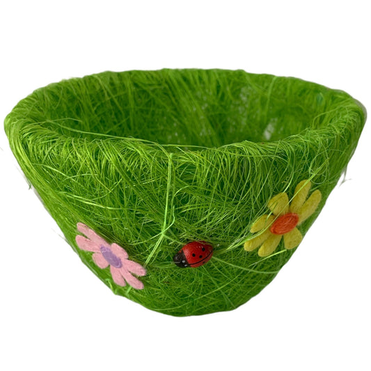 Coș sisal rotund