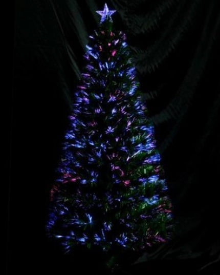 Brad artificial cu fibră optică 180cm