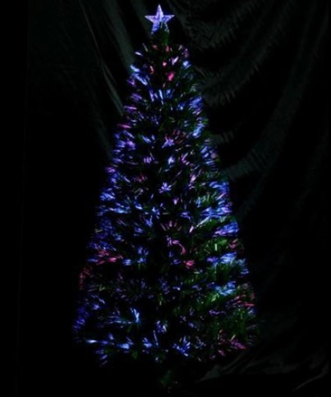 Brad artificial cu fibră optică 180cm