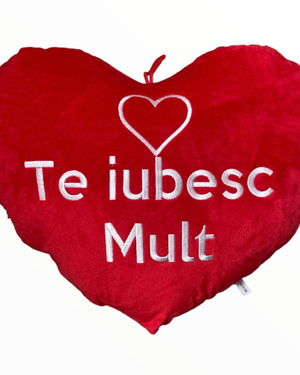 Inimă de pluș 35 cm