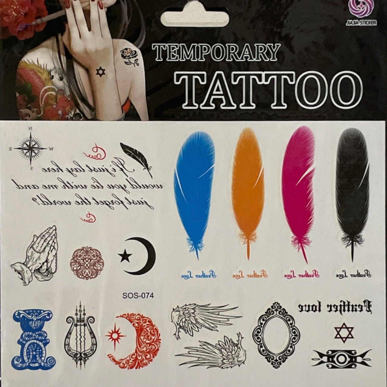 Tatuaje temporare color 17 x 17cm