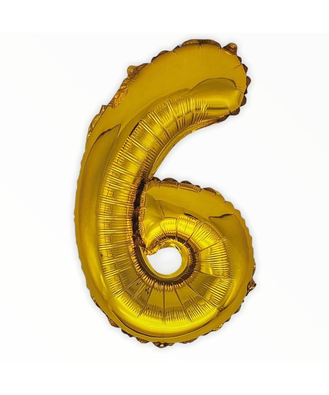 Balon 40cm cifra 6