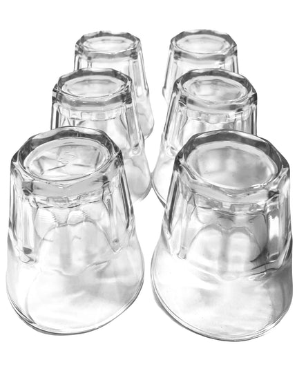 Pahare sticlă 6/set 8cm